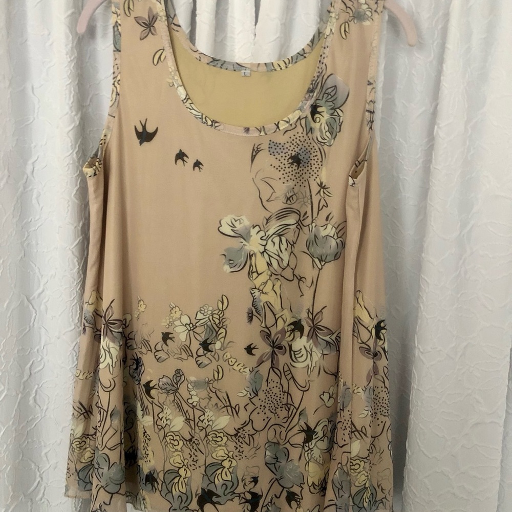 Floral Print Tank Top